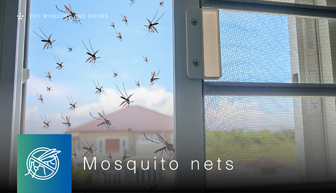 Mosquito nets on doors and windows: A practical solution to an everyday problem